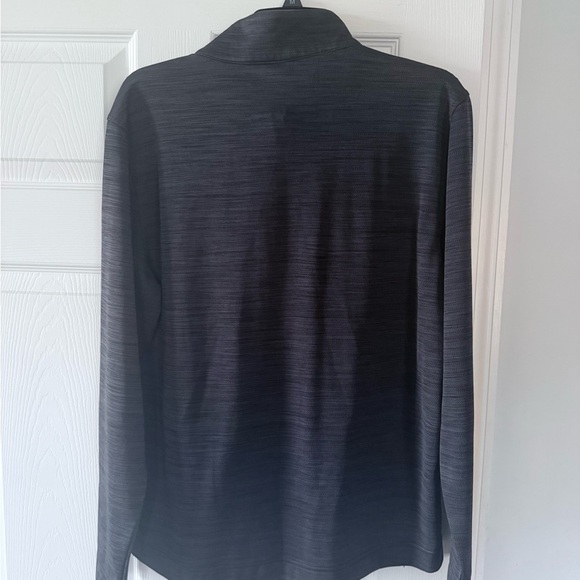 Greg Norman Collection Charcoal Quarter-Zip Pullover - Picture 3 of 3